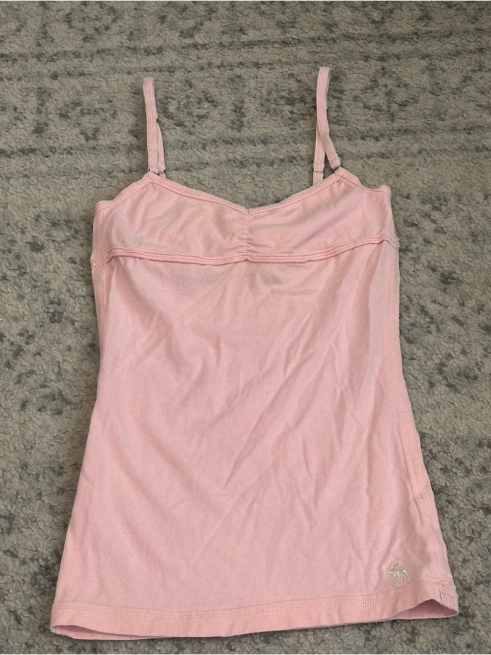 Vintage Y2K Abercrombie & Fitch Boho Fairy Light Pink Cami XS